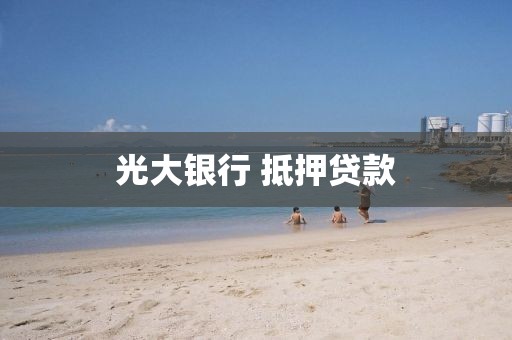 光大银行 抵押贷款