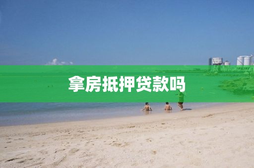 拿房抵押贷款吗