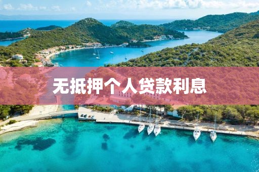 无抵押个人贷款利息