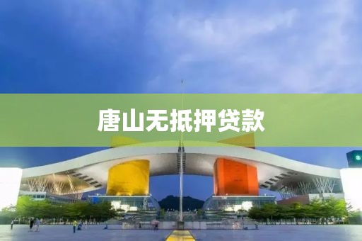 唐山无抵押贷款