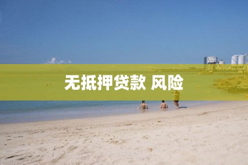 无抵押贷款 风险