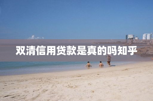 双清信用贷款是真的吗知乎