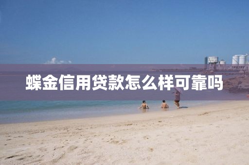 蝶金信用贷款怎么样可靠吗