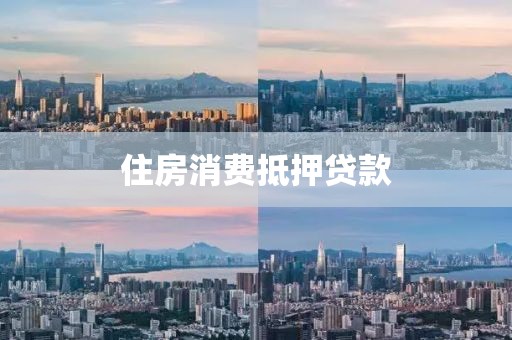 住房消费抵押贷款