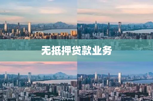 无抵押贷款业务