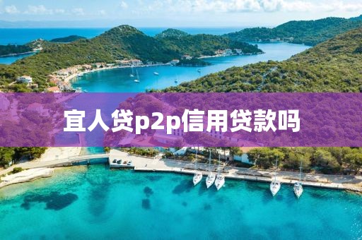 宜人贷p2p信用贷款吗