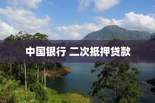 中国银行 二次抵押贷款