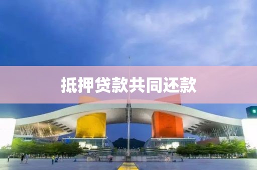 抵押贷款共同还款