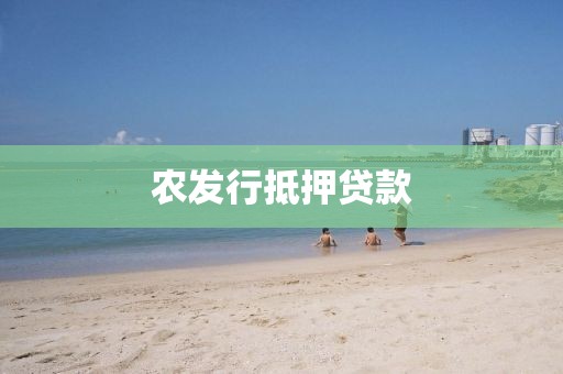 农发行抵押贷款