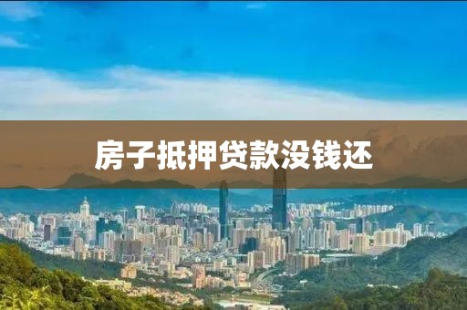 房子抵押贷款没钱还