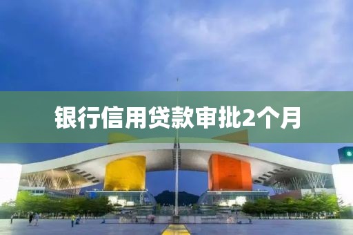 银行信用贷款审批2个月