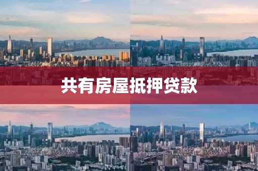 共有房屋抵押贷款