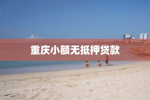 重庆小额无抵押贷款
