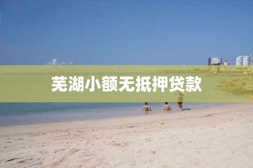 芜湖小额无抵押贷款