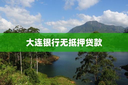 大连银行无抵押贷款
