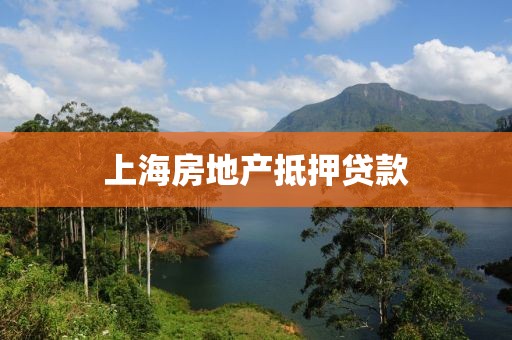 上海房地产抵押贷款