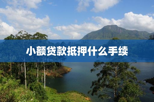小额贷款抵押什么手续
