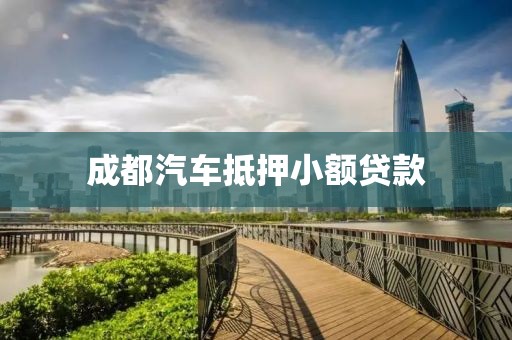 成都汽车抵押小额贷款