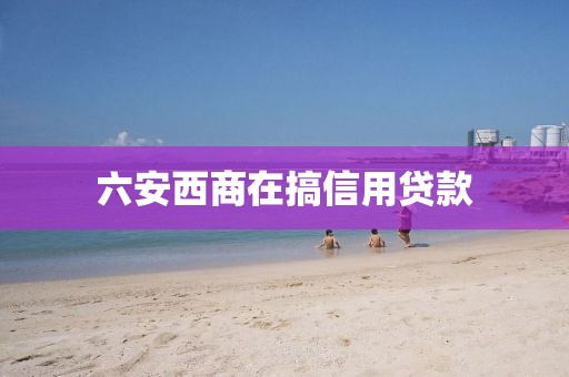 六安西商在搞信用贷款