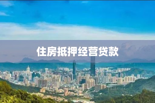 住房抵押经营贷款