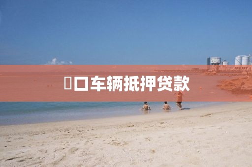 硚口车辆抵押贷款