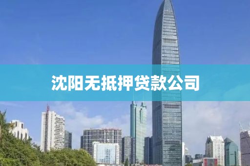 沈阳无抵押贷款公司