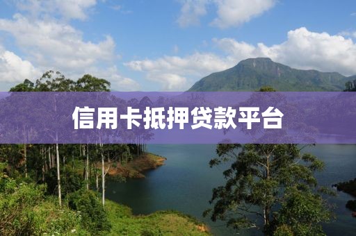 信用卡抵押贷款平台