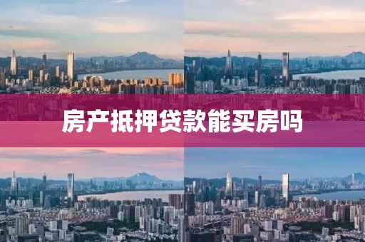 房产抵押贷款能买房吗