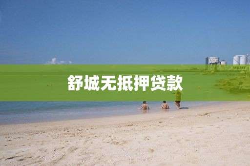 舒城无抵押贷款