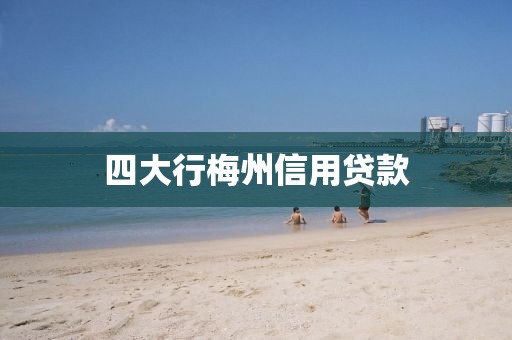 四大行梅州信用贷款