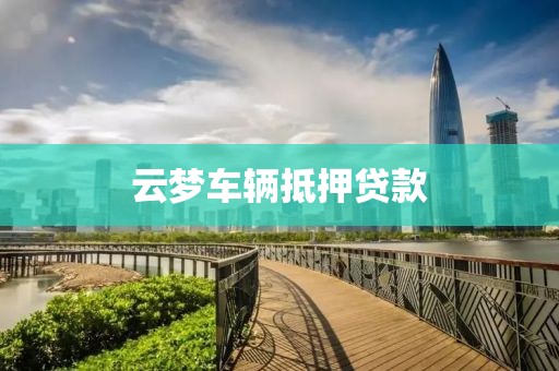 云梦车辆抵押贷款