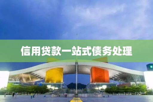 信用贷款一站式债务处理