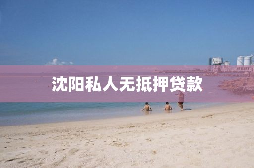 沈阳私人无抵押贷款