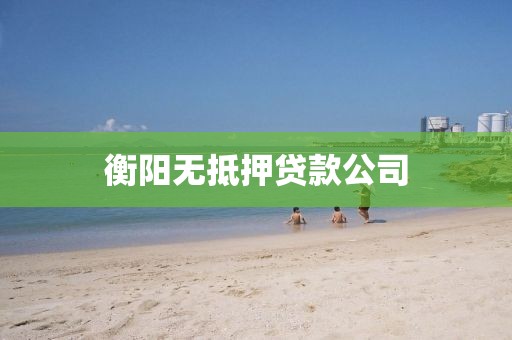 衡阳无抵押贷款公司