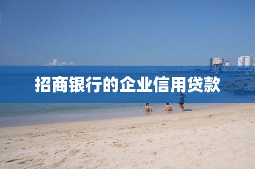招商银行的企业信用贷款