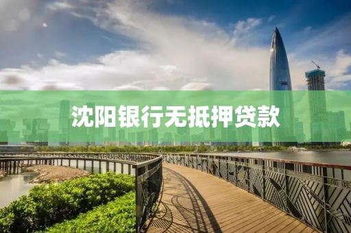 沈阳银行无抵押贷款