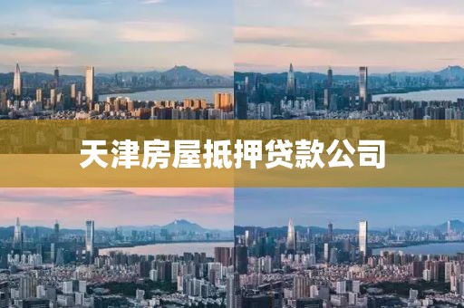 天津房屋抵押贷款公司