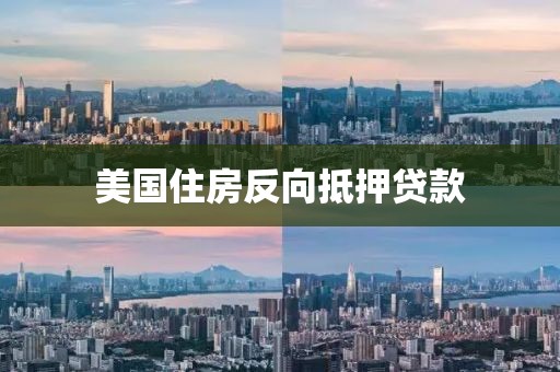 美国住房反向抵押贷款