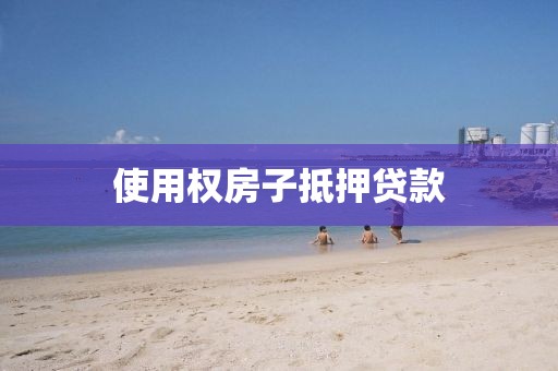 使用权房子抵押贷款