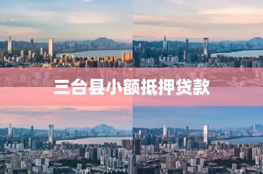 三台县小额抵押贷款