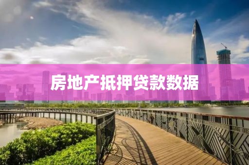房地产抵押贷款数据