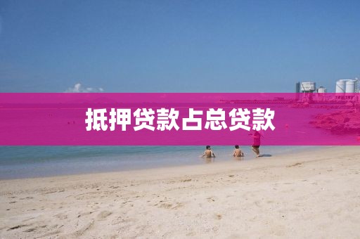 抵押贷款占总贷款