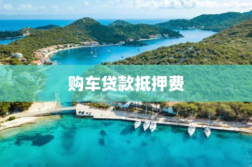 购车贷款抵押费