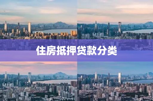 住房抵押贷款分类