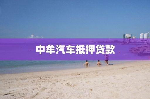 中牟汽车抵押贷款