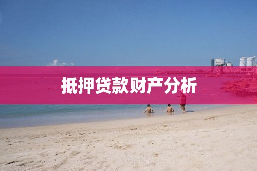 抵押贷款财产分析