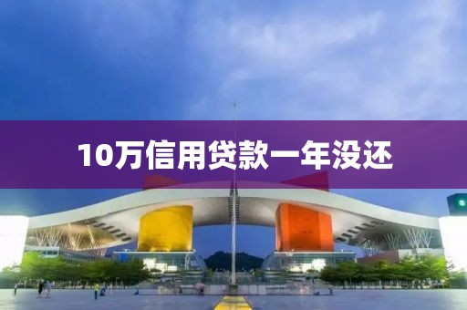 10万信用贷款一年没还