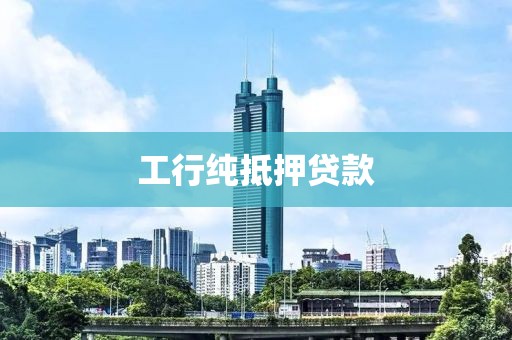 工行纯抵押贷款