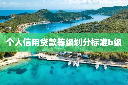 个人信用贷款等级划分标准b级