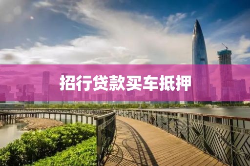 招行贷款买车抵押